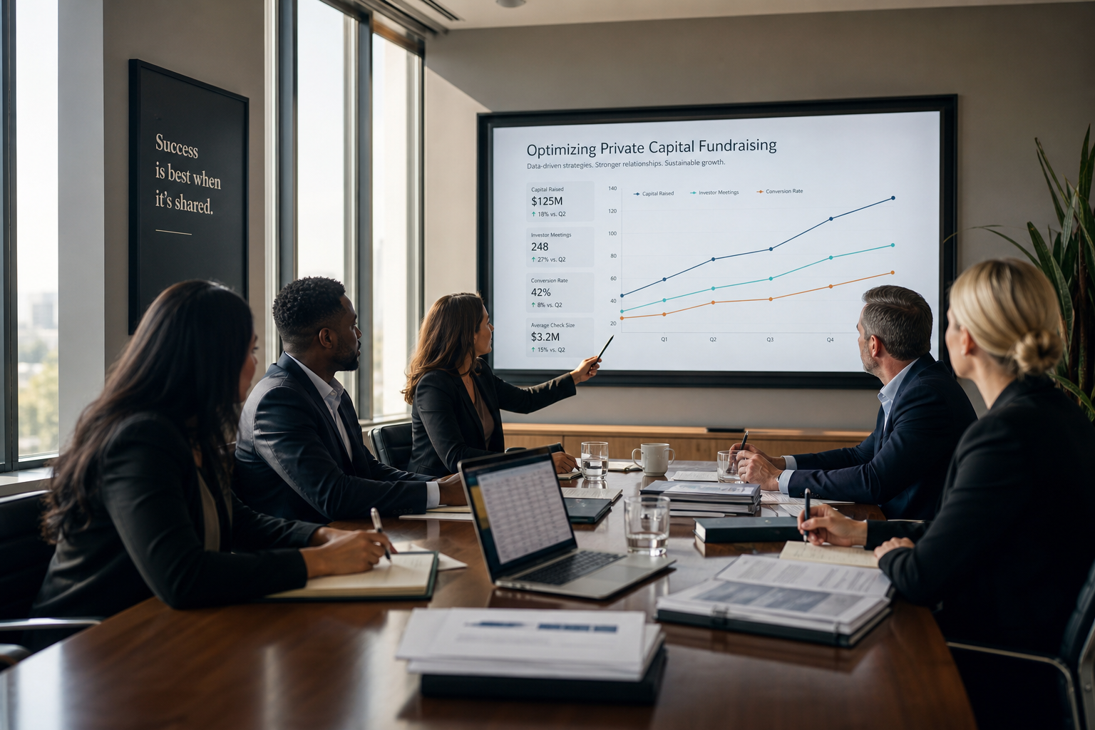 How do LP connection services improve private capital fundraising efficiency?