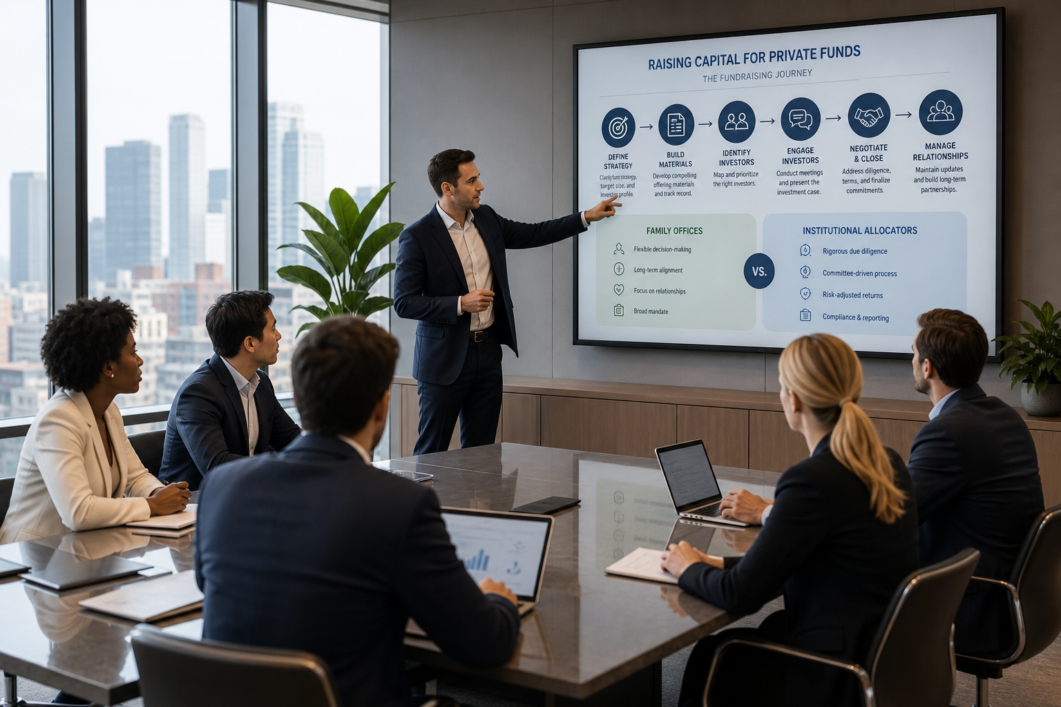What LP connection services work best for first-time private funds?